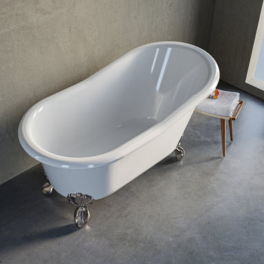 Belgravia 60" Slipper Freestanding Footed Bathtub