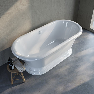 Belgravia 66" Freestanding Pedestal Bathtub