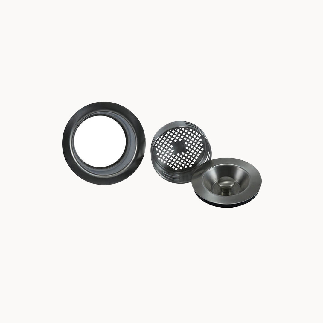 3-in-1 Kitchen Sink Basket, Stopper, Disposal Flange Trim
