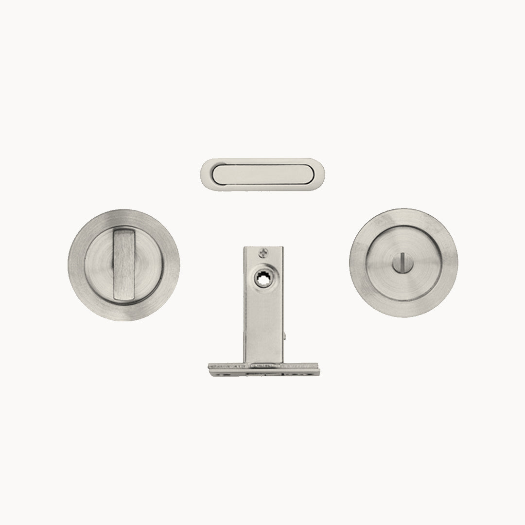 Round Flush Pull Privacy Kit