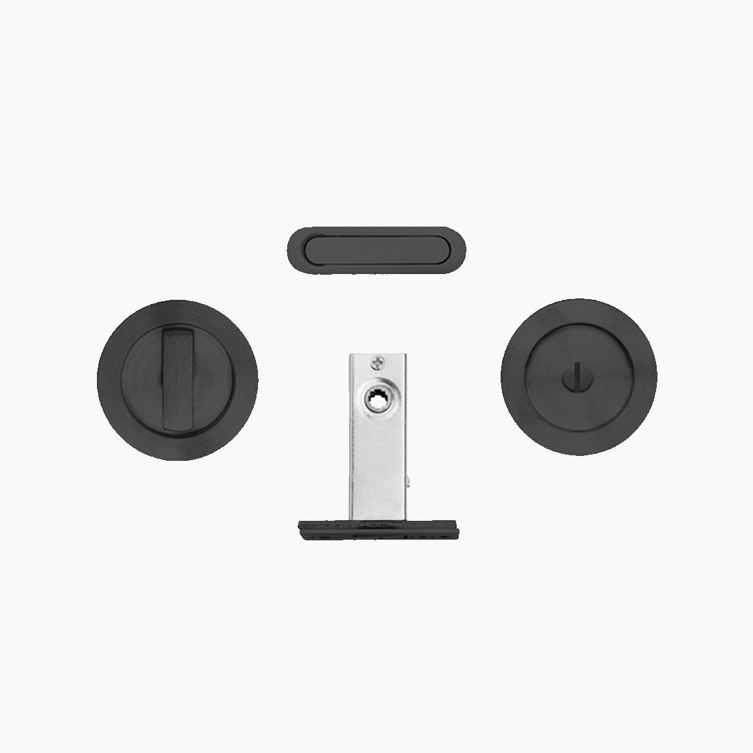 Round Flush Pull Privacy Kit