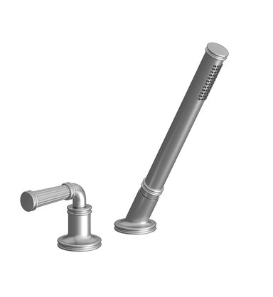 Classic H Deck-mount Roman Diverter and Handshower Set