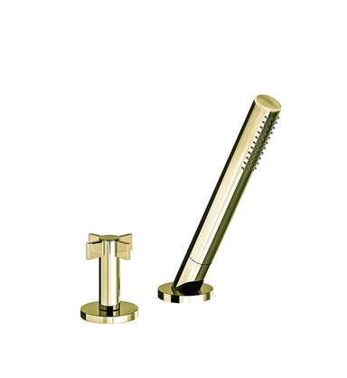 Lollipop Deck-mount Roman Diverter and Handshower Set