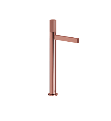 Lollipop Single handle luxury lavatory set with pop-up drain assembly - Knurling