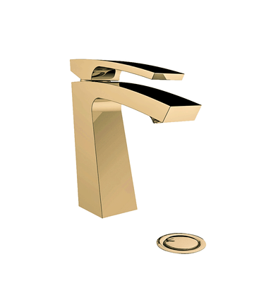 Buzz Single handle luxury lavatory set with push-down pop-up drain assembly