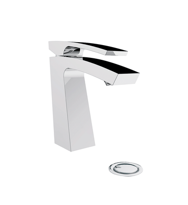 Buzz Single handle luxury lavatory set with push-down pop-up drain assembly