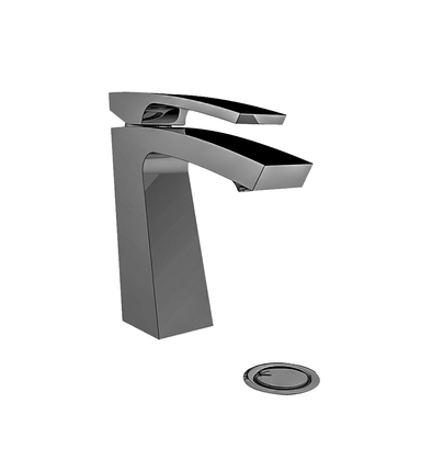 Buzz Single handle luxury lavatory set with push-down pop-up drain assembly