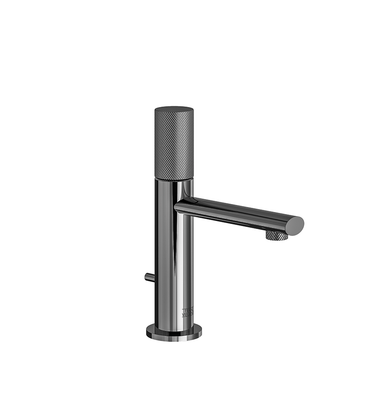 Nerea Single handle luxury lavatory set with pop-up drain assembly - Knurling