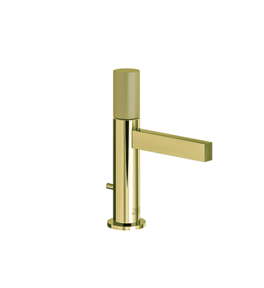 Lollipop Single handle luxury lavatory set with pop-up drain assembly - Knurling