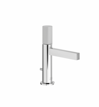 Lollipop Single handle luxury lavatory set with pop-up drain assembly - Knurling