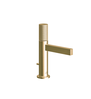 Lollipop Single handle luxury lavatory set with pop-up drain assembly - Knurling