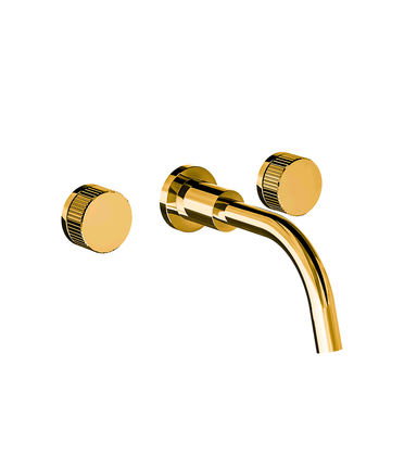 Nerea Wall-mounted lavatory faucet - Vertical Lines - trim only