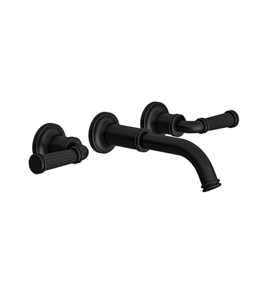 Classic H Wall-mounted lavatory faucet - trim only