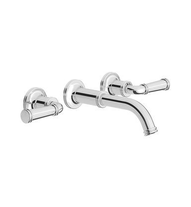 Classic Wall-mounted lavatory faucet - trim only