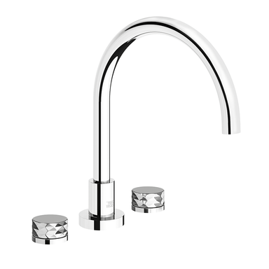 Nerea Deck mounted Roman bath faucet - Diamond