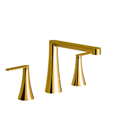 Konic Lever Deck mounted Roman bath faucet