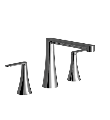 Konic Lever Deck mounted Roman bath faucet