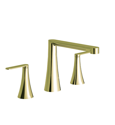 Konic Lever Deck mounted Roman bath faucet
