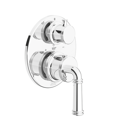 Classic Thermostatic Two-Way Shower Trim, 2 Non-shared Functions
