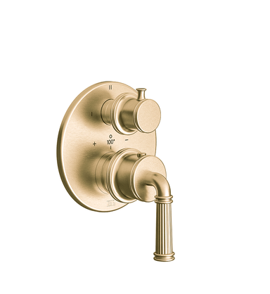 Classic H Thermostatic Three-Way Shower Trim, 3 Non-shared Functions