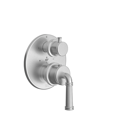 Classic H Thermostatic Three-Way Shower Trim, 3 Non-shared Functions