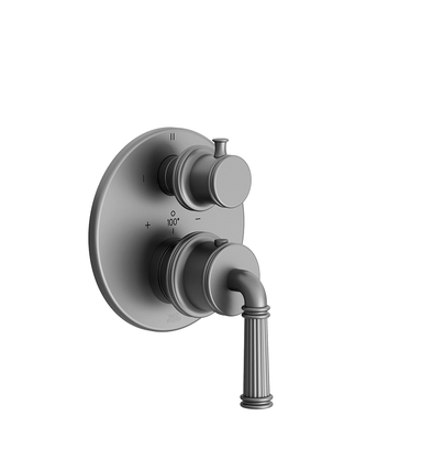 Classic H Thermostatic Three-Way Shower Trim, 3 Non-shared Functions