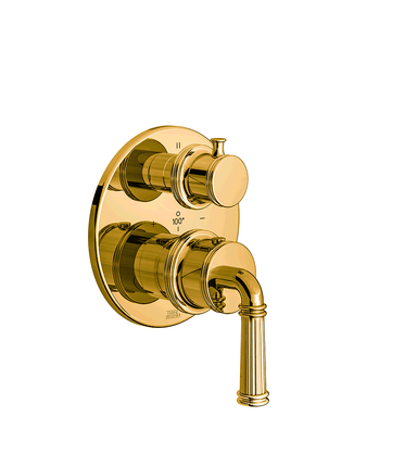 Classic H Thermostatic Three-Way Shower Trim, 3 Non-shared Functions