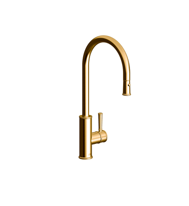 Classic single handle Kitchen Faucet with pull-out sprayer and flexible hose