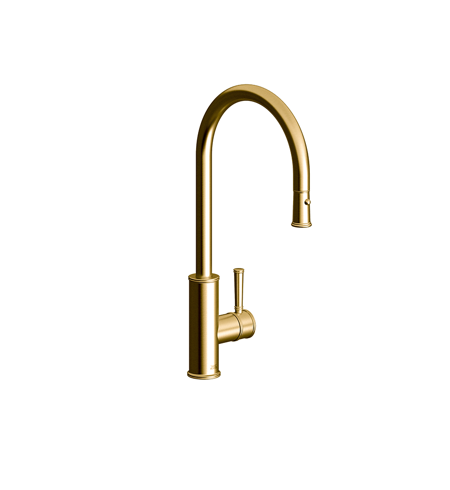 Classic single handle Kitchen Faucet with pull-out sprayer and