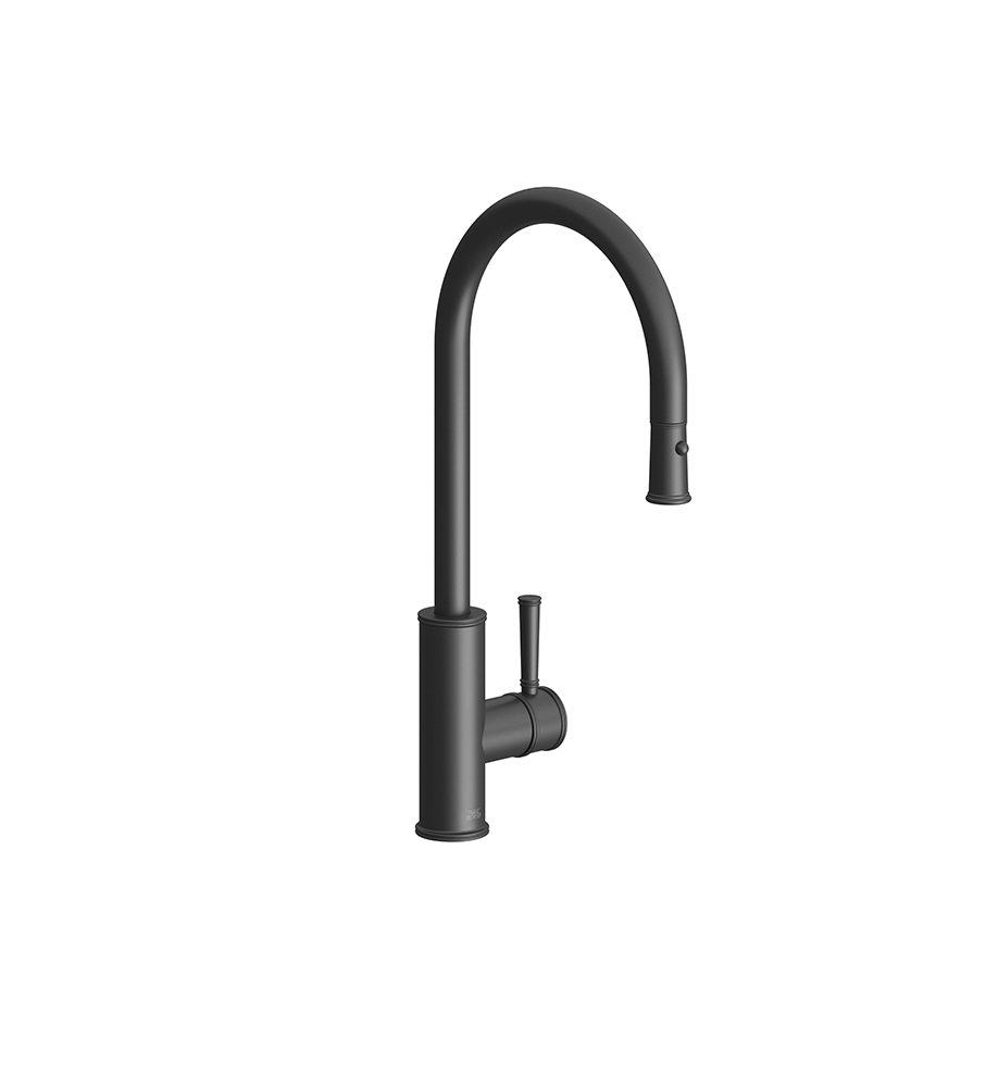 Classic single handle Kitchen Faucet with pull-out sprayer and