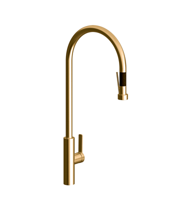 Professional single handle Kitchen Faucet with pull-out sprayer and flexible hose