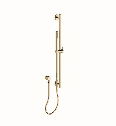 Techno Chic Slidebar handshower assembly with supply elbow - Knurling