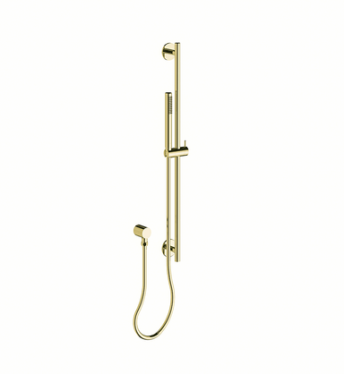 Techno Chic Slidebar handshower assembly with supply elbow - Knurling