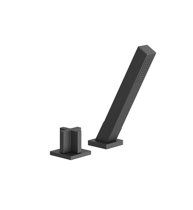 Edge Deck-mount Roman Diverter and Handshower Set