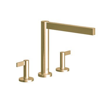 Lollipop Deck mounted Roman bath faucet 3/4" valves