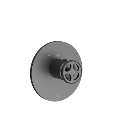 Techno Chic Thermostatic wall valve - trim only - Vertical lines