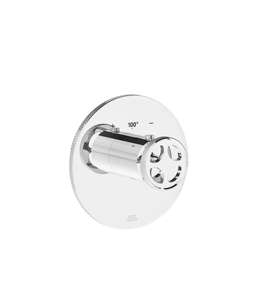 Techno Chic Thermostatic wall valve - trim only - Knurling