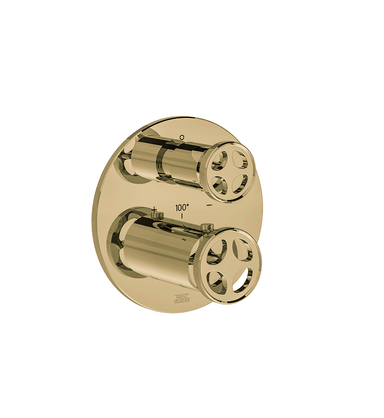 Techno Chic Thermostatic wall valve - trim only - Vertical lines