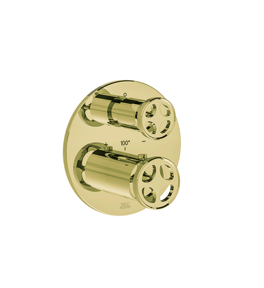 Techno Chic Thermostatic wall valve - trim only - Vertical lines