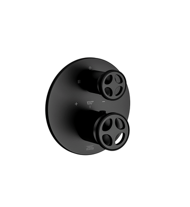 Techno Chic Thermostatic wall valve - trim only - Vertical lines