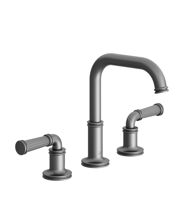 Classic H Widespread lavatory faucet with pop-up drain assembly