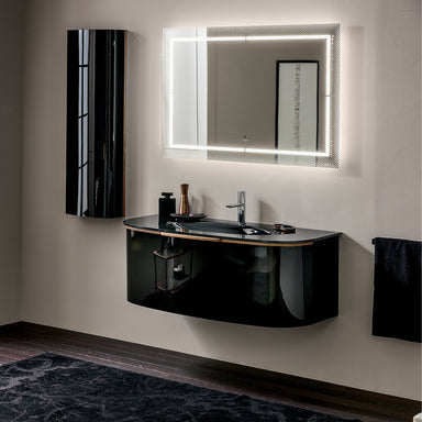 Kimono Complete Vanity - Large deep drawer storage unit and integrated basin top