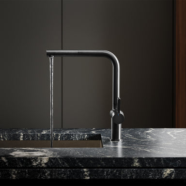 BEVO E Stainless Steel Kitchen Lever Mixer with Pull-out Spray A225