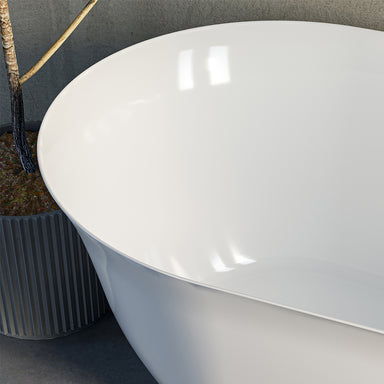 Leyden 72" Freestanding Bathtub with Integral Overflow