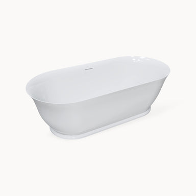 Leyden 72" Freestanding Bathtub with Integral Overflow