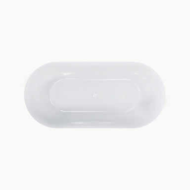 Leyden 72" Freestanding Bathtub with Integral Overflow