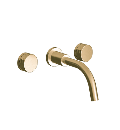 Nerea Wall-mounted lavatory faucet - Diamond - trim only