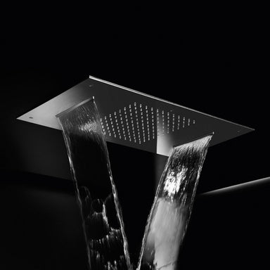 SO625 Stainless Steel Ceiling-mount Waterfall Shower Head