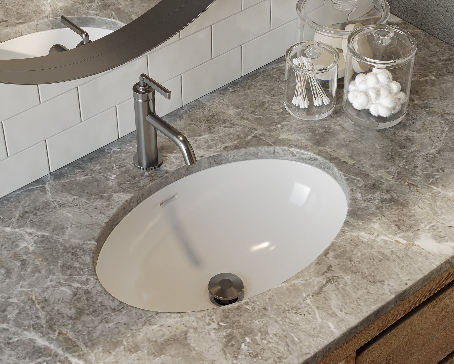 Smith 19" Traditional Oval Undermount Basin
