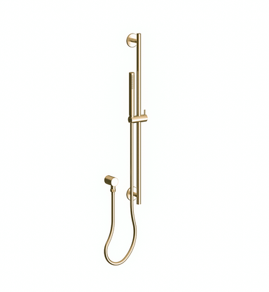 Techno Chic Slidebar handshower assembly with supply elbow - Knurling